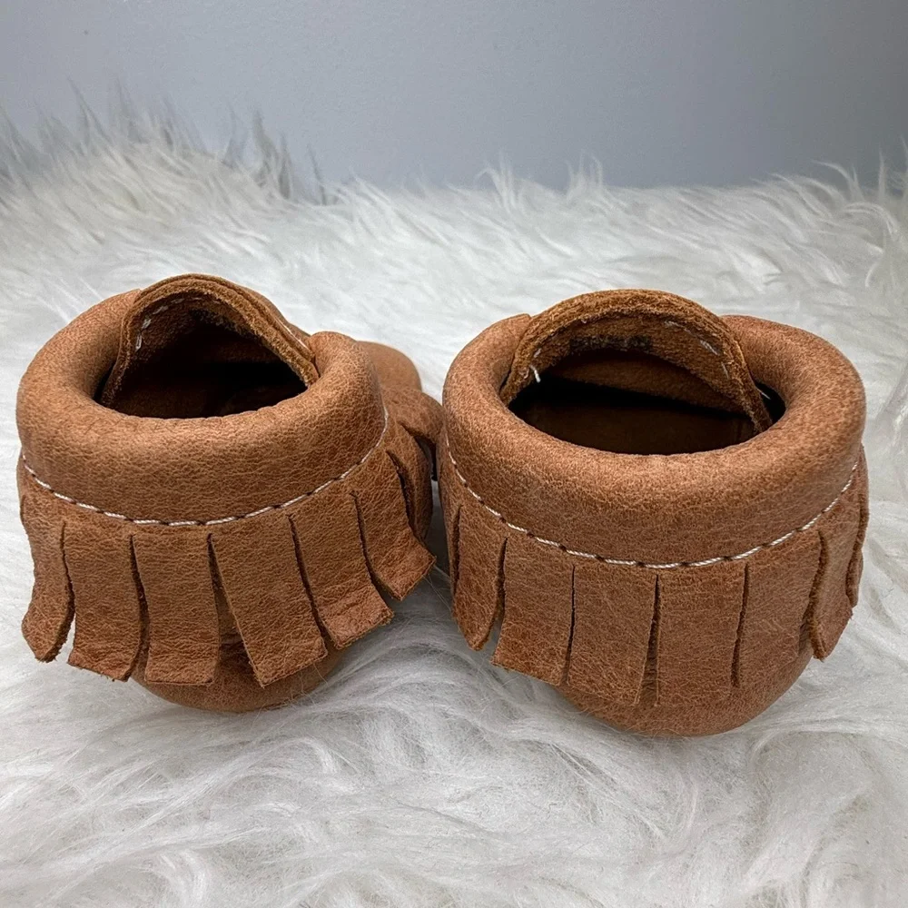UGG Brown and Tan Baby Boots and Freshly Picked Moccasin Baby Shoe Bundle